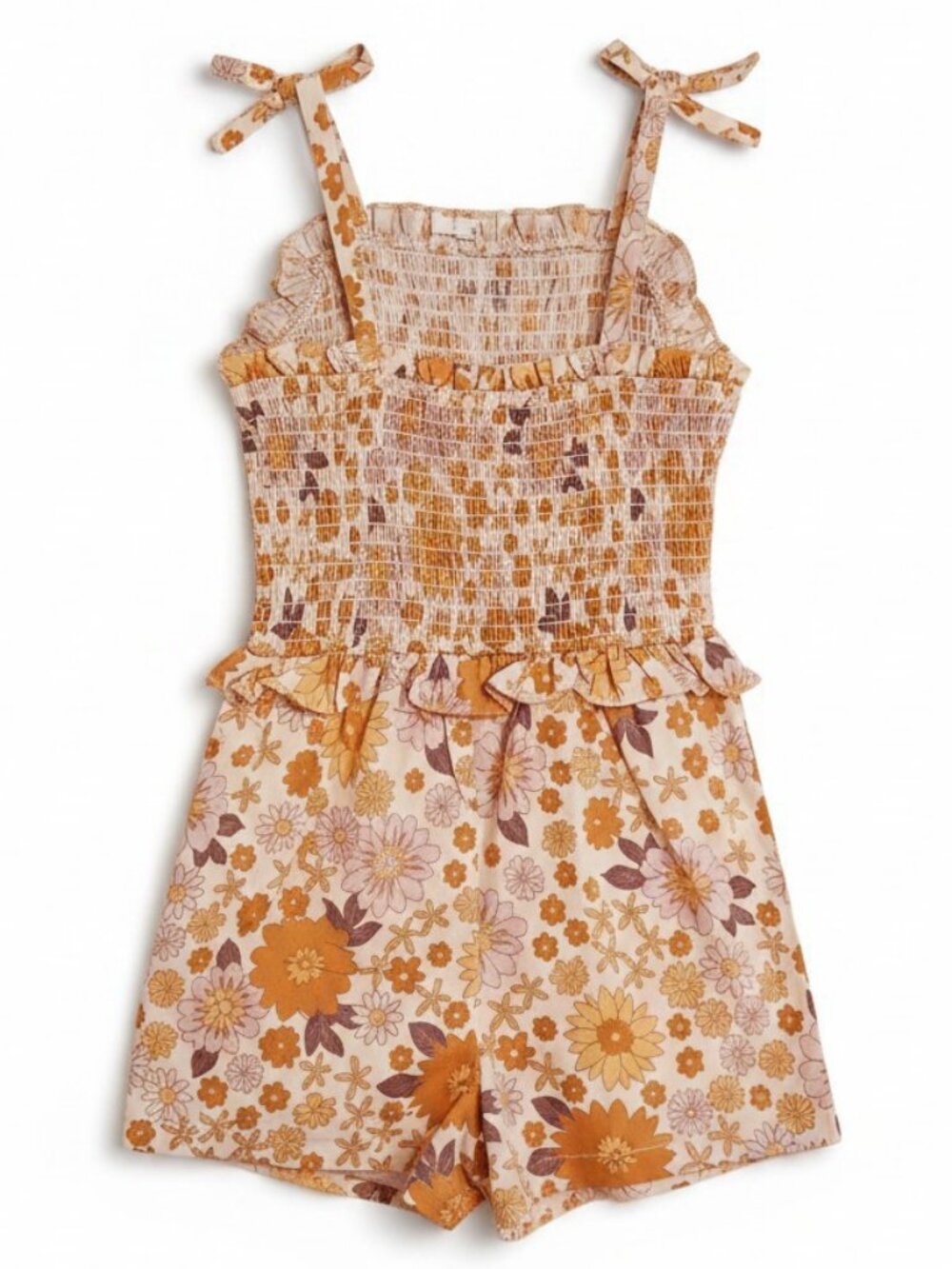 Tahari Girl Floral Romper - NWT